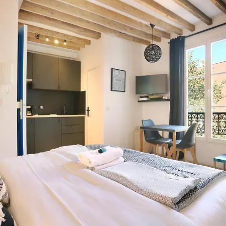 Apartament Sublime Et Neuf Studio Rue De Levis Paryż